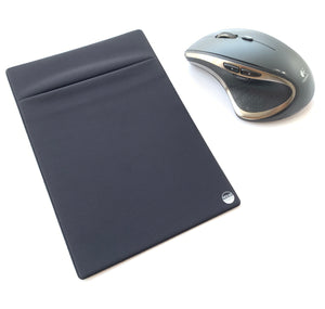 Black Mouse Pouch XL next to mouse